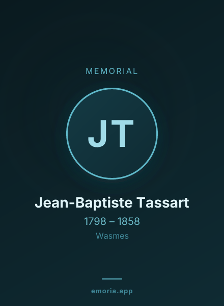 Memorial portrait of Jean-Baptiste Tassart