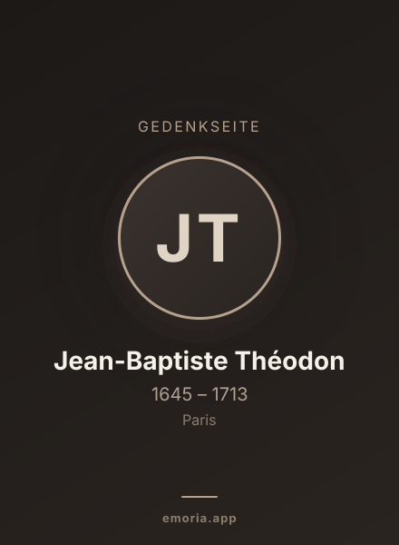 Gedenkportrait von Jean-Baptiste Théodon