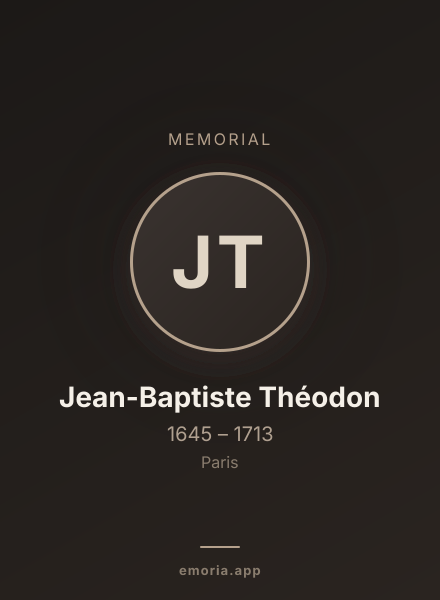 Memorial portrait of Jean-Baptiste Théodon