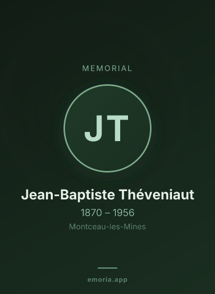 Memorial portrait of Jean-Baptiste Théveniaut