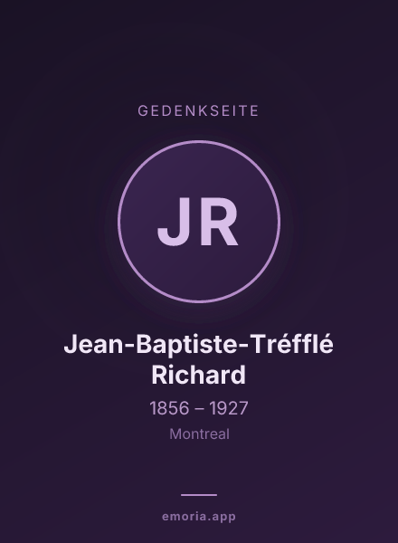 Gedenkportrait von Jean-Baptiste-Tréfflé Richard