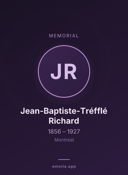 Memorial portrait of Jean-Baptiste-Tréfflé Richard
