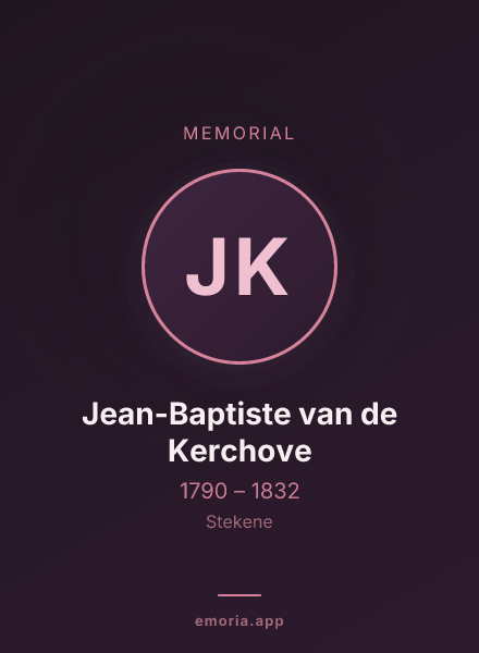 Memorial portrait of Jean-Baptiste van de Kerchove