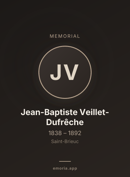Memorial portrait of Jean-Baptiste Veillet-Dufrêche