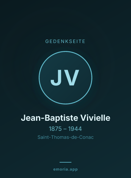 Gedenkportrait von Jean-Baptiste Vivielle