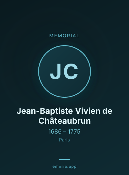 Memorial portrait of Jean-Baptiste Vivien de Châteaubrun