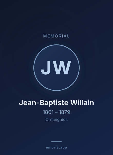 Memorial portrait of Jean-Baptiste Willain