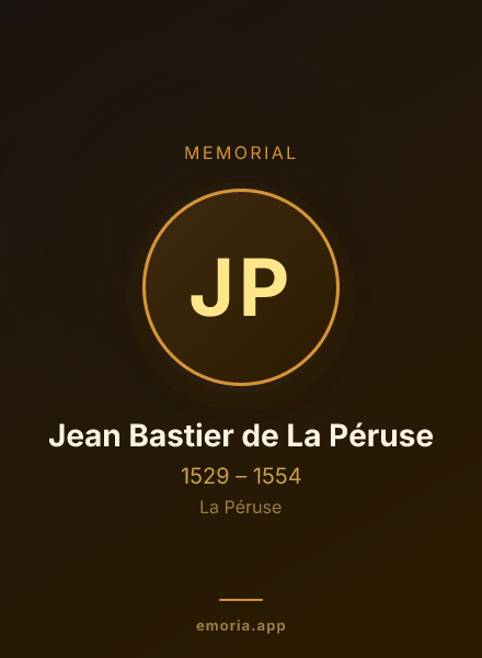 Memorial portrait of Jean Bastier de La Péruse