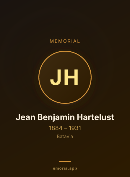 Memorial portrait of Jean Benjamin Hartelust