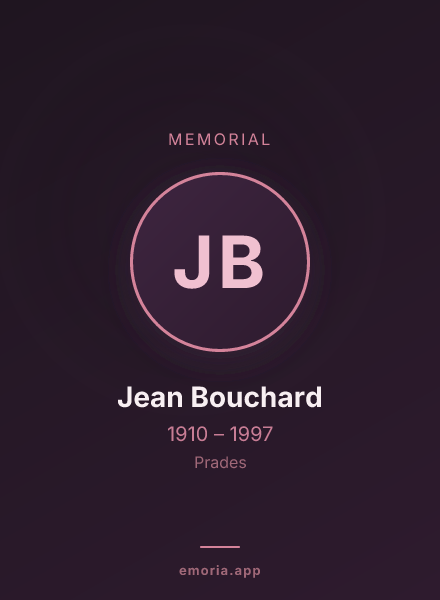 Memorial portrait of Jean Bouchard