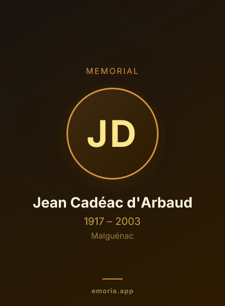 Memorial portrait of Jean Cadéac d'Arbaud