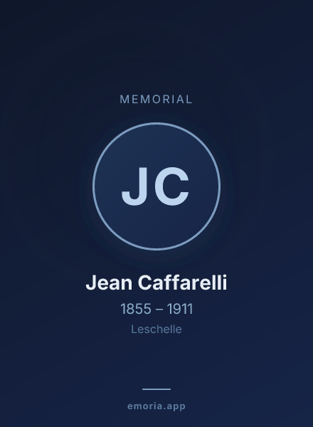 Memorial portrait of Jean Caffarelli