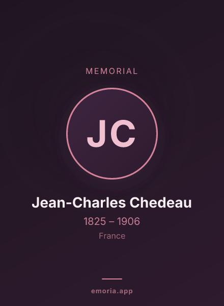 Memorial portrait of Jean-Charles Chedeau