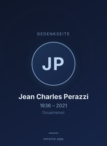 Gedenkportrait von Jean Charles Perazzi