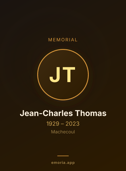 Memorial portrait of Jean-Charles Thomas