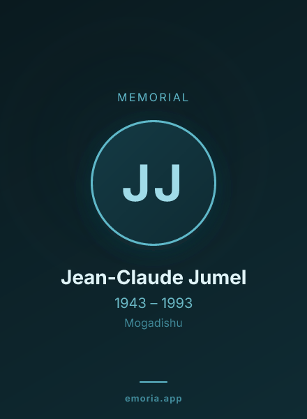 Memorial portrait of Jean-Claude Jumel