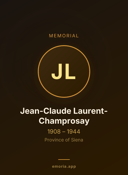 Memorial portrait of Jean-Claude Laurent-Champrosay