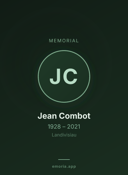 Memorial portrait of Jean Combot