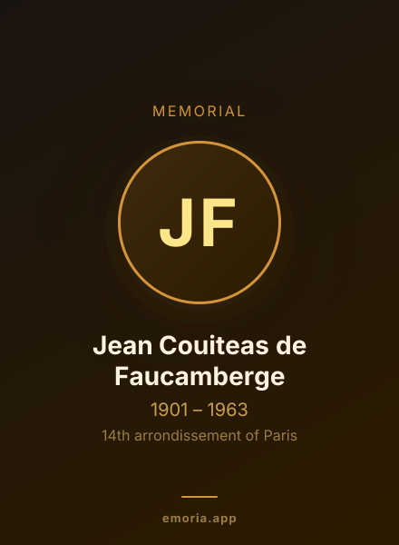 Memorial portrait of Jean Couiteas de Faucamberge