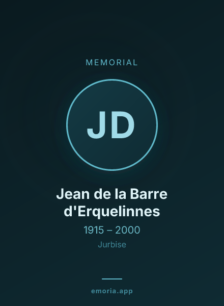 Memorial portrait of Jean de la Barre d'Erquelinnes