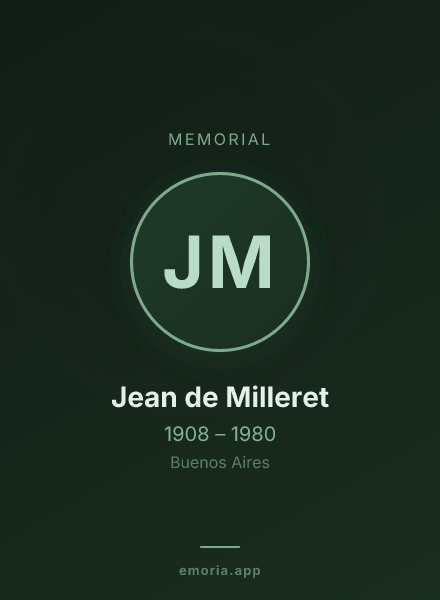 Memorial portrait of Jean de Milleret
