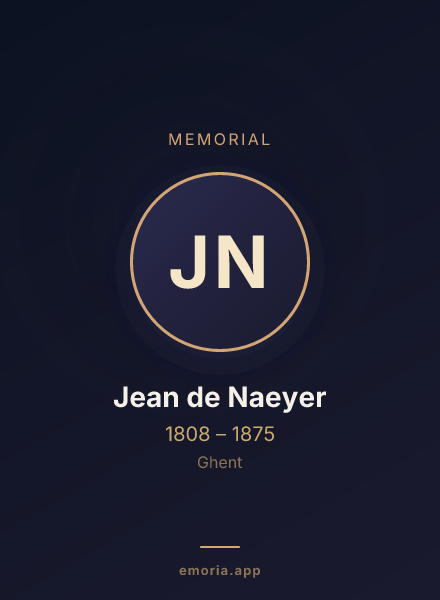 Memorial portrait of Jean de Naeyer