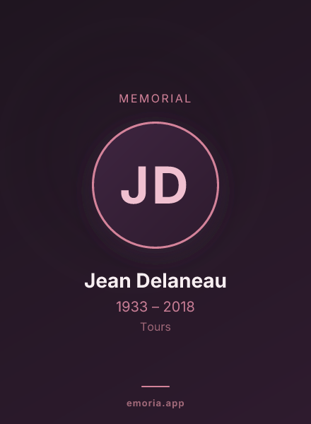 Memorial portrait of Jean Delaneau