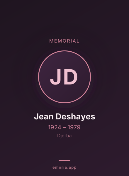 Memorial portrait of Jean Deshayes