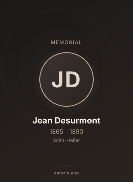 Memorial portrait of Jean Desurmont