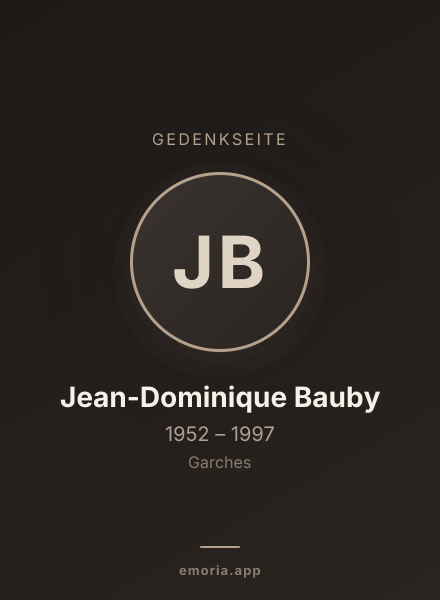 Gedenkportrait von Jean-Dominique Bauby