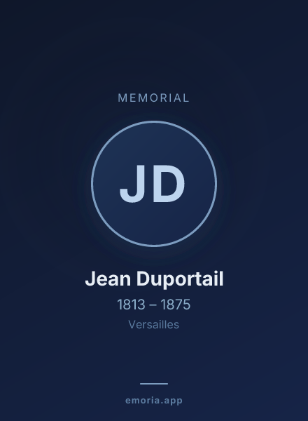 Memorial portrait of Jean Duportail