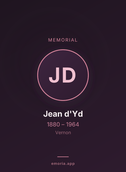 Memorial portrait of Jean d'Yd