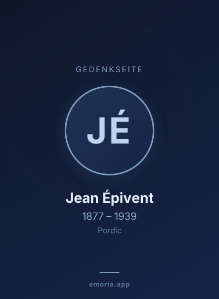 Gedenkportrait von Jean Épivent