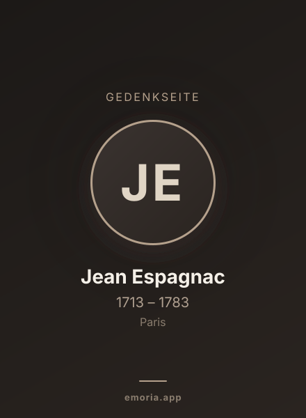 Gedenkportrait von Jean Espagnac