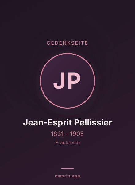 Gedenkportrait von Jean-Esprit Pellissier
