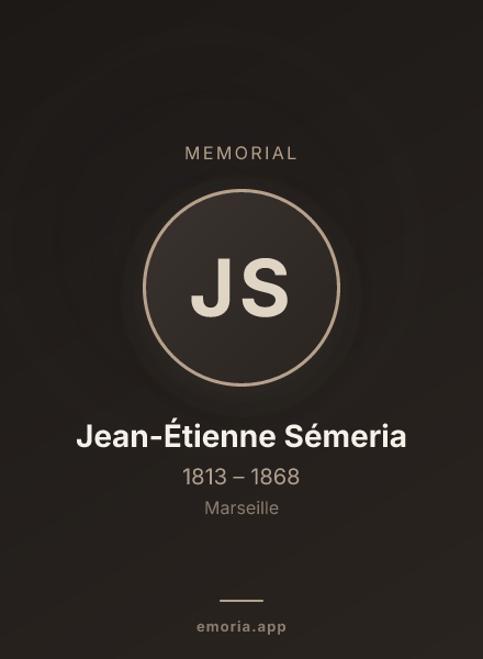 Memorial portrait of Jean-Étienne Sémeria