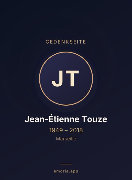Gedenkportrait von Jean-Étienne Touze