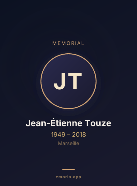 Memorial portrait of Jean-Étienne Touze