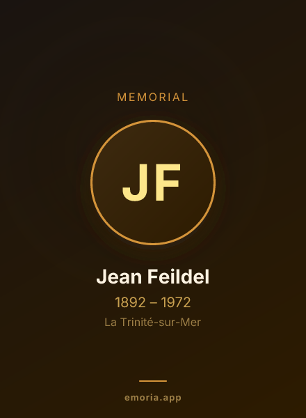 Memorial portrait of Jean Feildel