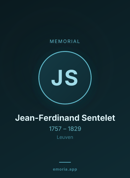Memorial portrait of Jean-Ferdinand Sentelet