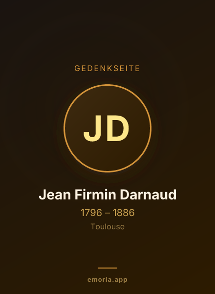 Gedenkportrait von Jean Firmin Darnaud