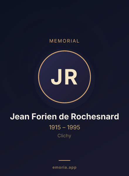 Memorial portrait of Jean Forien de Rochesnard