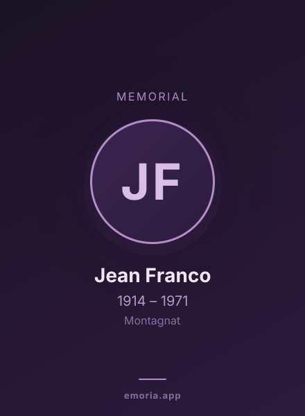Memorial portrait of Jean Franco