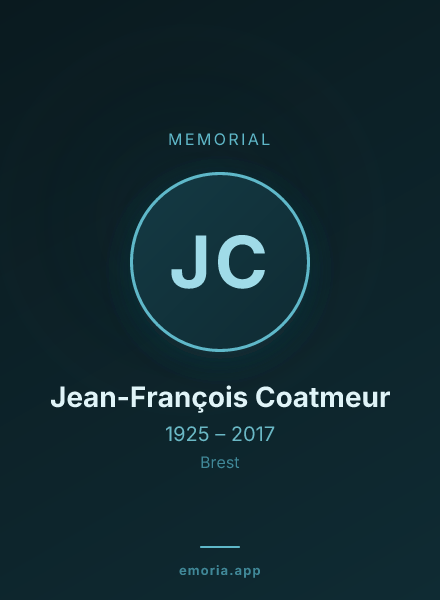 Memorial portrait of Jean-François Coatmeur