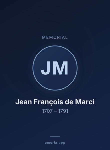 Memorial portrait of Jean François de Marci