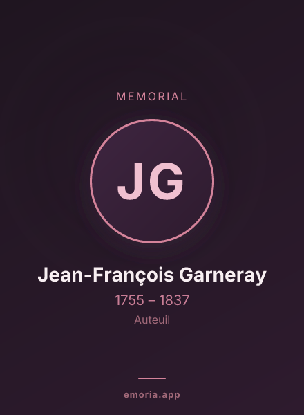 Memorial portrait of Jean-François Garneray