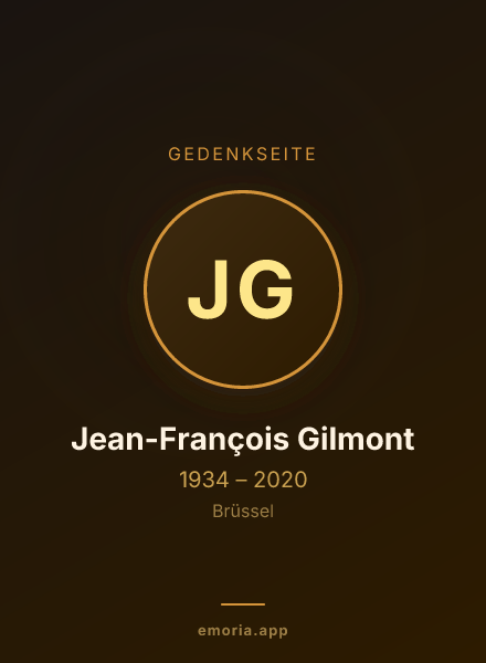 Gedenkportrait von Jean-François Gilmont