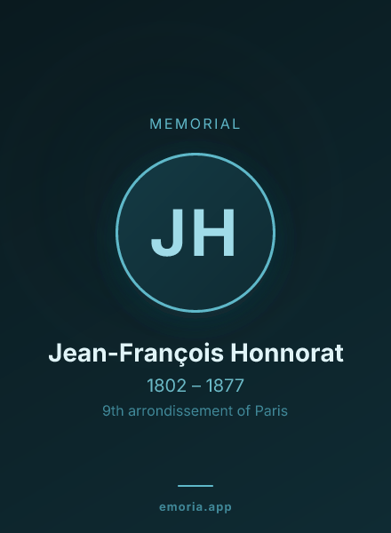 Memorial portrait of Jean-François Honnorat