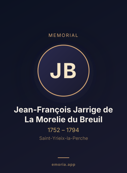 Memorial portrait of Jean-François Jarrige de La Morelie du Breuil