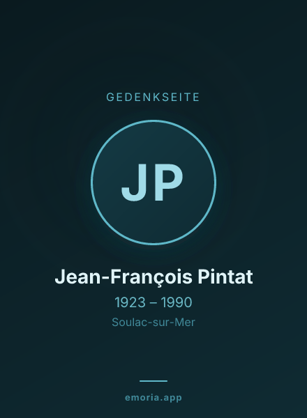 Gedenkportrait von Jean-François Pintat